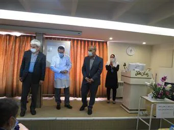 حضور ریاست محترم دانشگاه درمرکز طالقانی