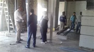 حضور آقای دکتر علی عبادی مدیراموربیمارستانی وتعالی خدمات بالینی وآقای مهندس صالحی درمرکزطالقانی.    
