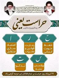 ۲۲ تیر ماه روز حراست را خدمت فعالان این عرصه تبریک عرض می نماییم
